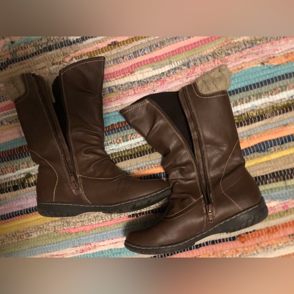 Fur lined calf high boots - Picture 8 of 14